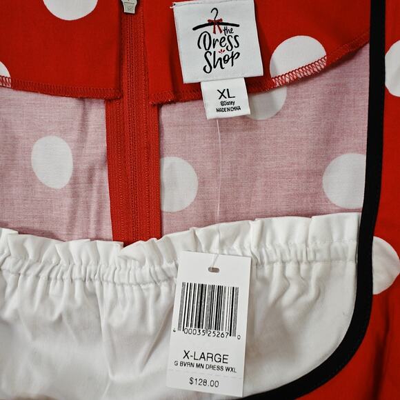 Disney Parks Dress Shop Minnie Mouse Epcot Germany Dirndl Octoberfest Red XL NWT - Picture 3 of 11